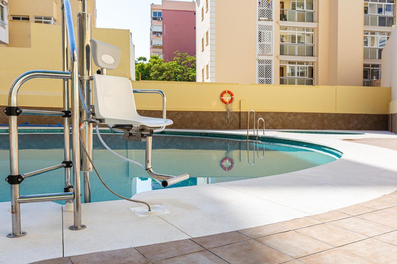Ver7 - Estudio, Wifi, Fire Stick Amazon, Terraza, Vistas Al Mar, Piscina Torremolinos Zewnętrze zdjęcie